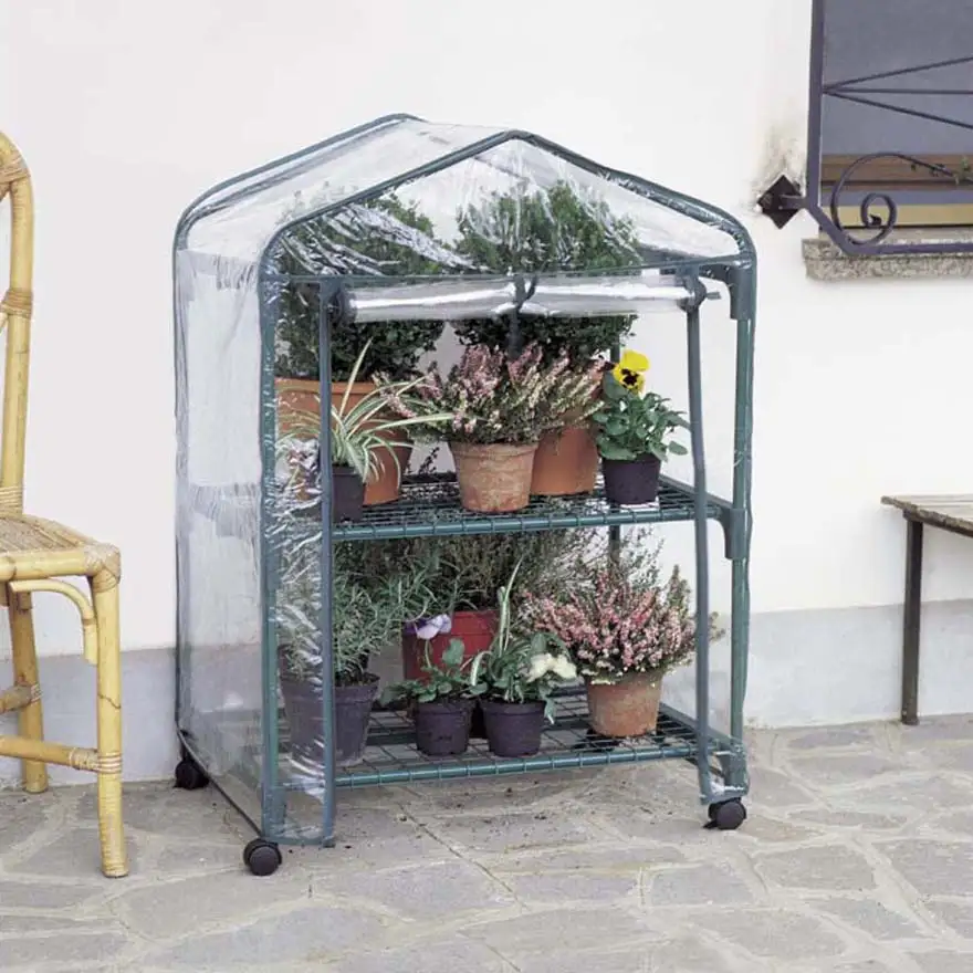 2-tier Azalea greenhouse with wheels