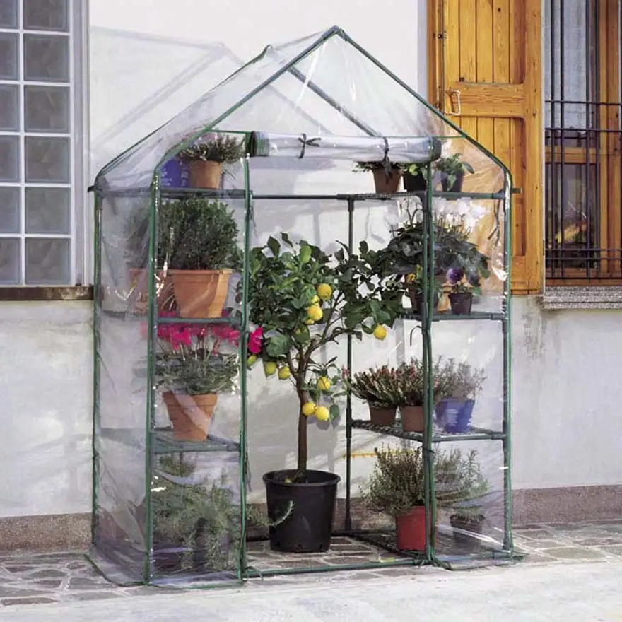 Ibiscus greenhouse with 8 shelves