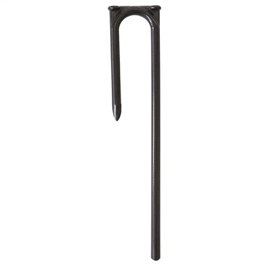 Stakes secure it and secure dripline
