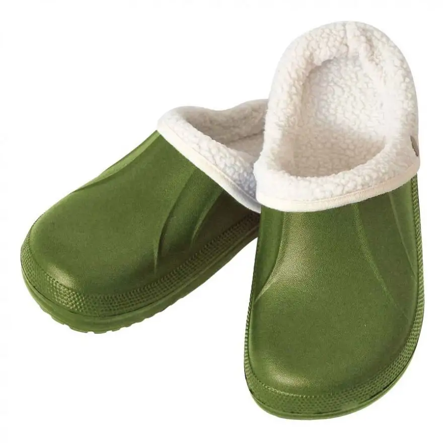 EVA CLOGS “adult” winter line – green