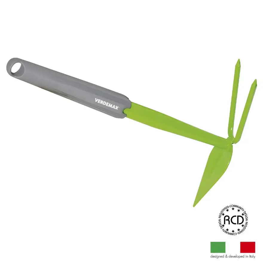 Triangular tip and double-ended hoe
