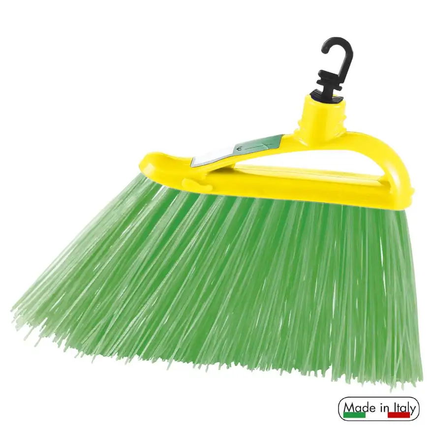 Green fiber broom
