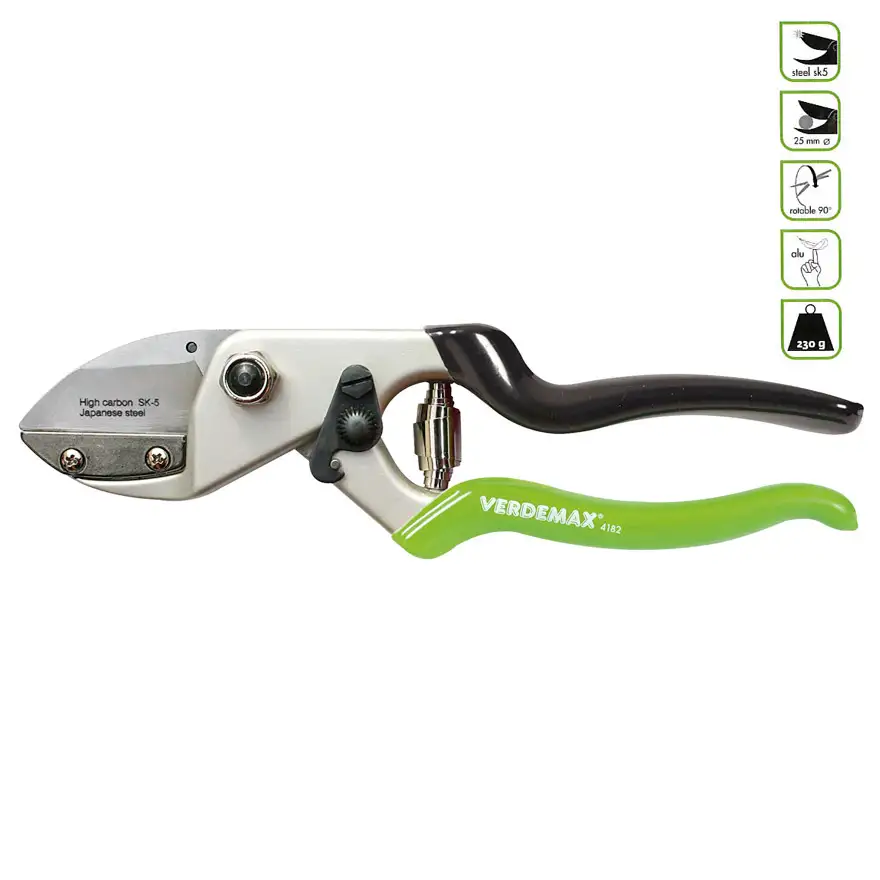 Swing pruning shear
