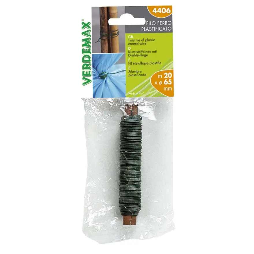 Round plastic-coated steel wire