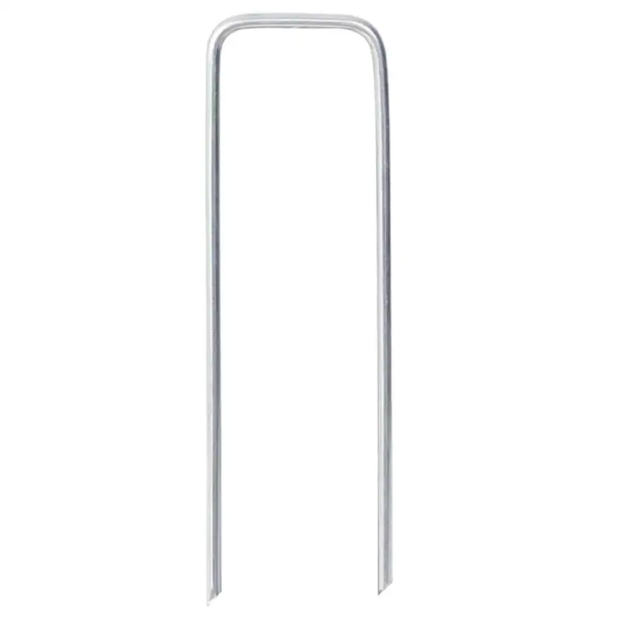 Steel fixing pegs for synthetic lawns
