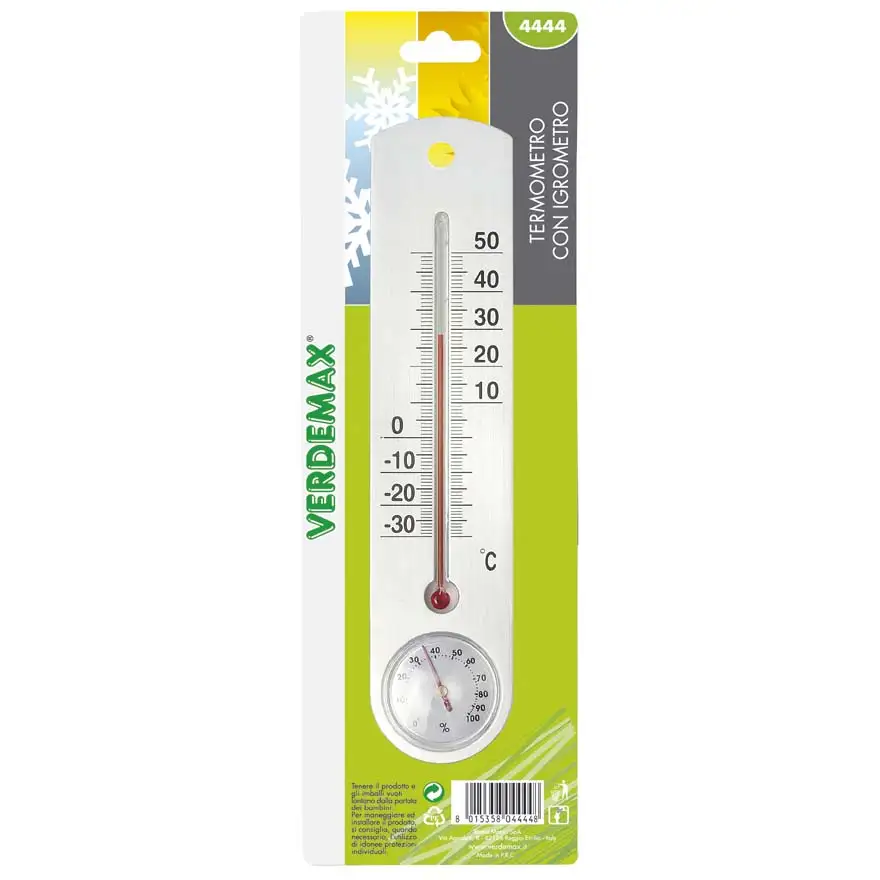 Thermometer with hygrometer