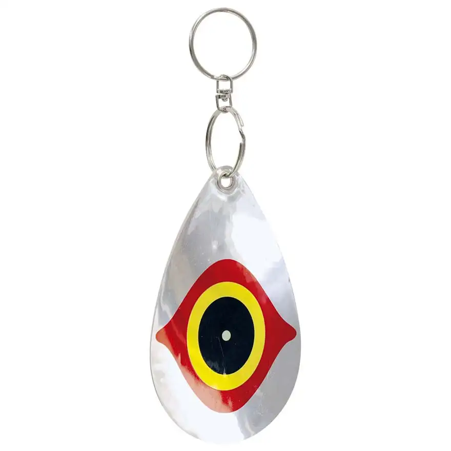 Reflective bird deterrent eye in PVC and iron