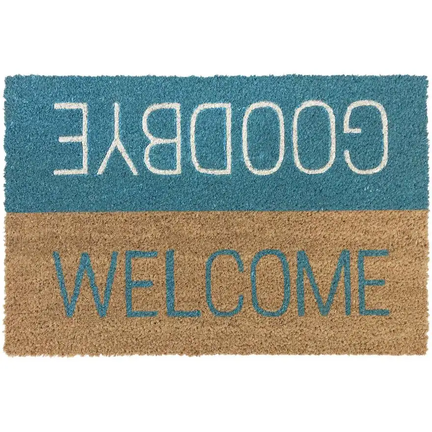 LIGHT BLUE DOORMAT 