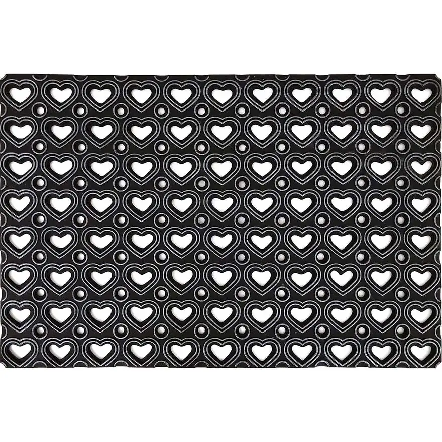 HEARTS DOORMAT 