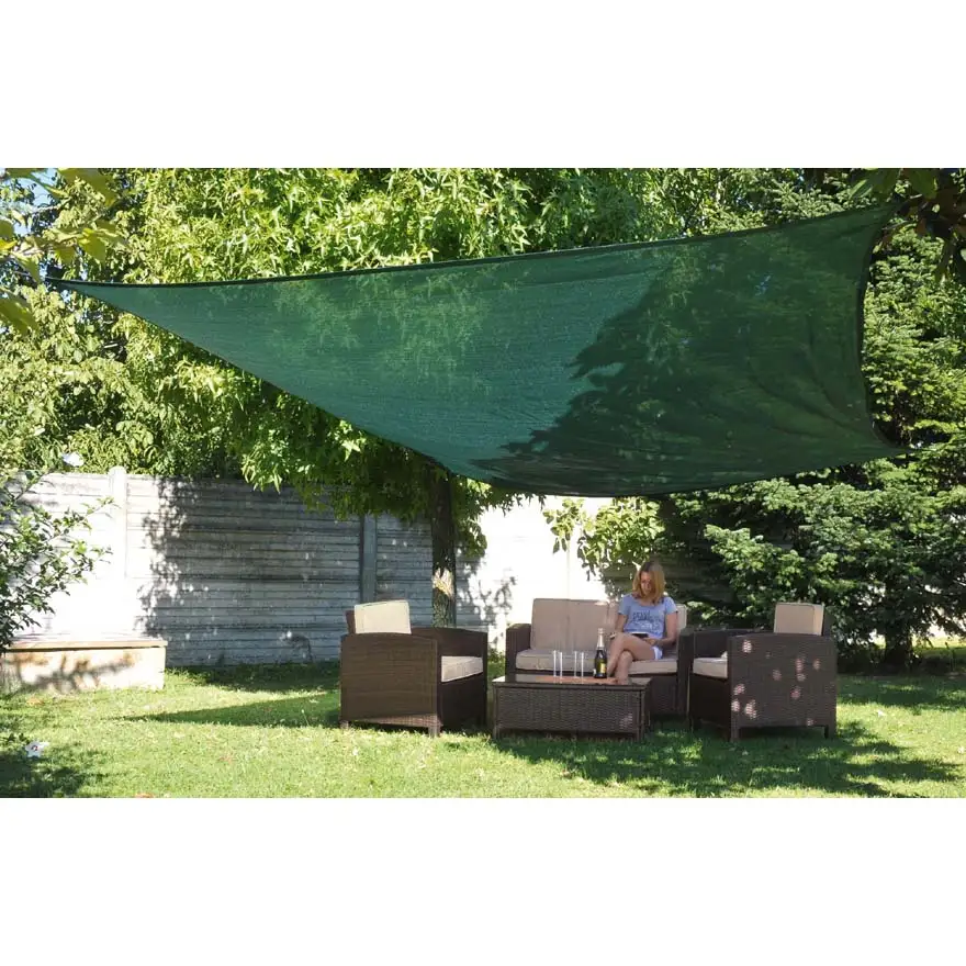 Green square shade cloth kit