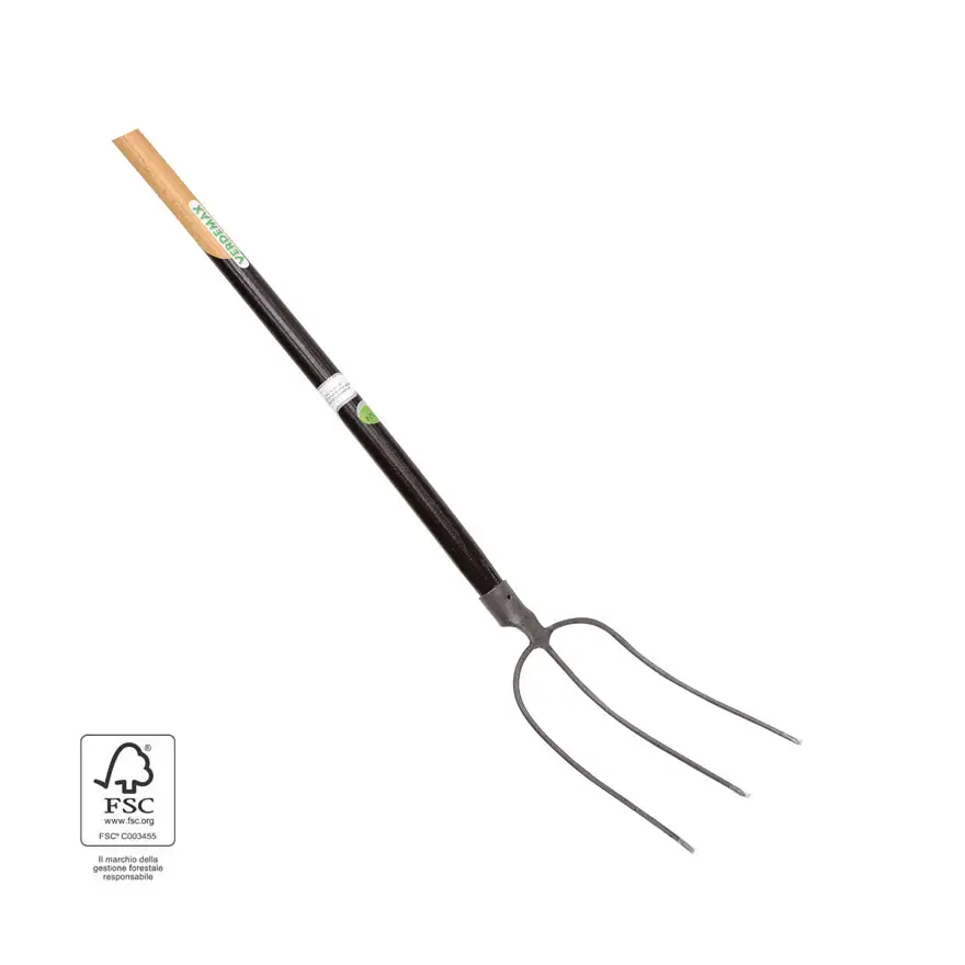 3-tine fork with FSC® wooden handle