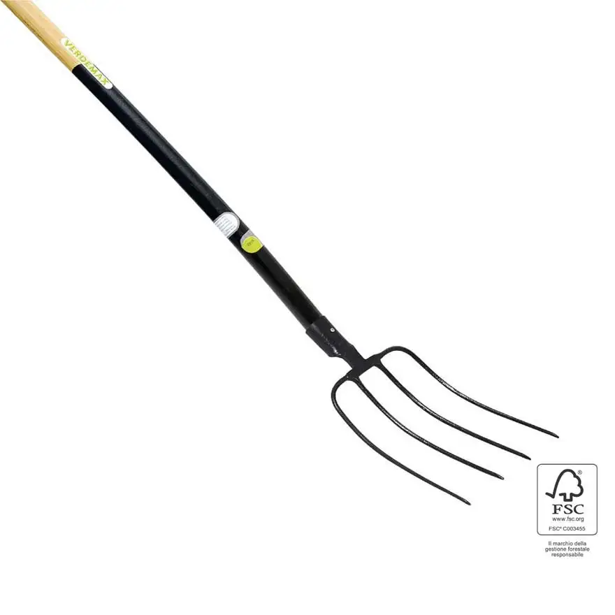 4-tooth fork with FSC® wooden handle