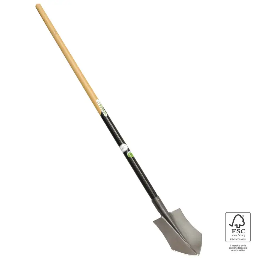 Slim spade with FSC® wooden handle