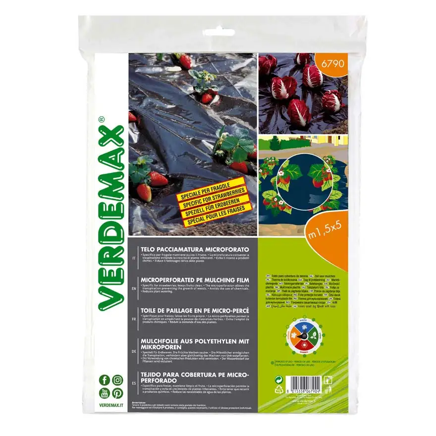 Micro-perforated PE mulching film